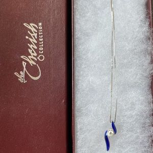 The Cherish Collection Blue pendant Necklace